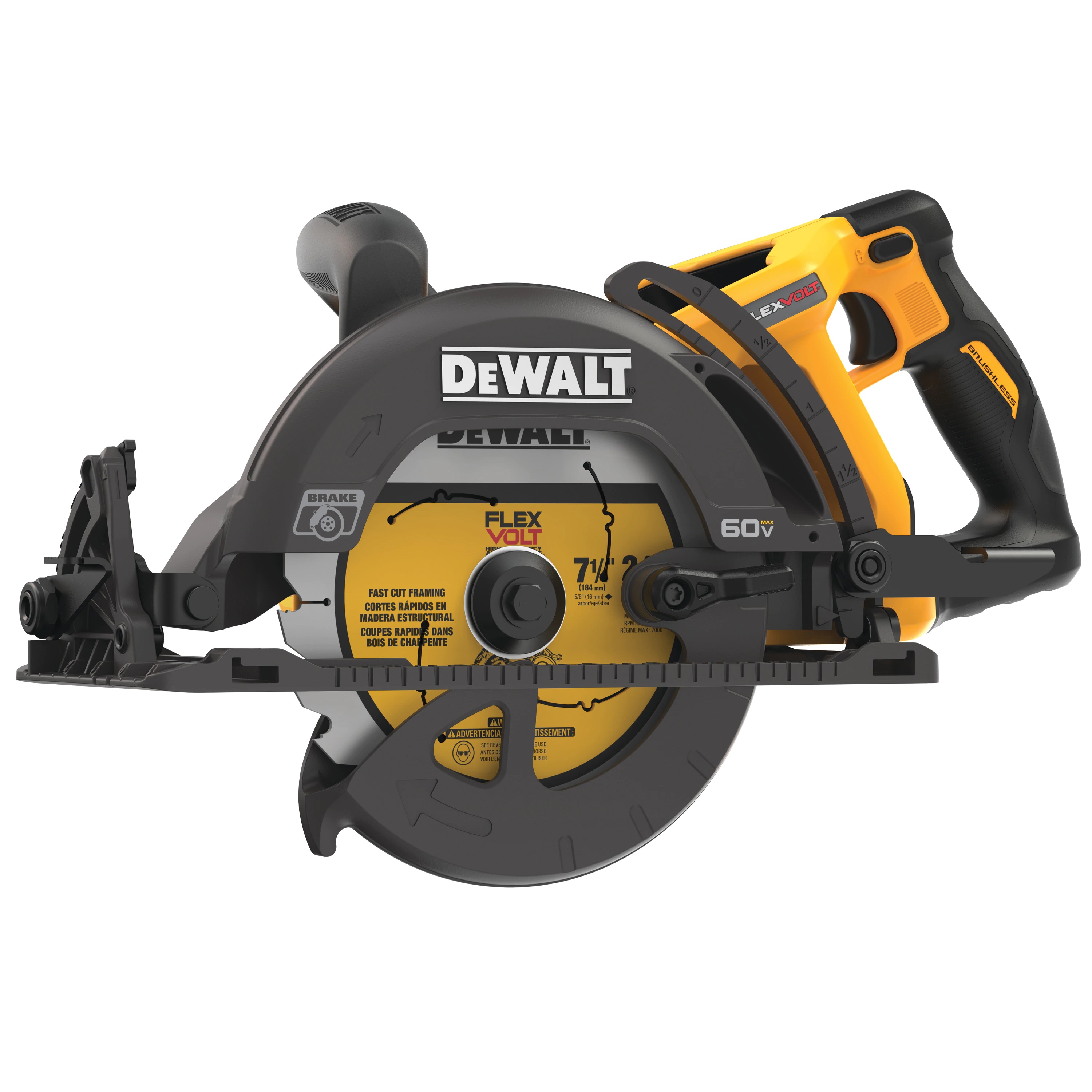 DeWalt FLEXVOLT® 60V MAX* 7-1/4in Cordless Worm Drive Style Saw (Tool Only) - Utility and Pocket Knives